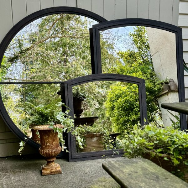 Rustic home and garden mirrors