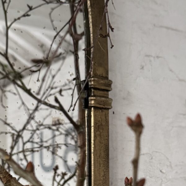 Textured Gold Toned Arched Mirror - Image 3