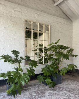 layered-cream-paint-garden-mirror